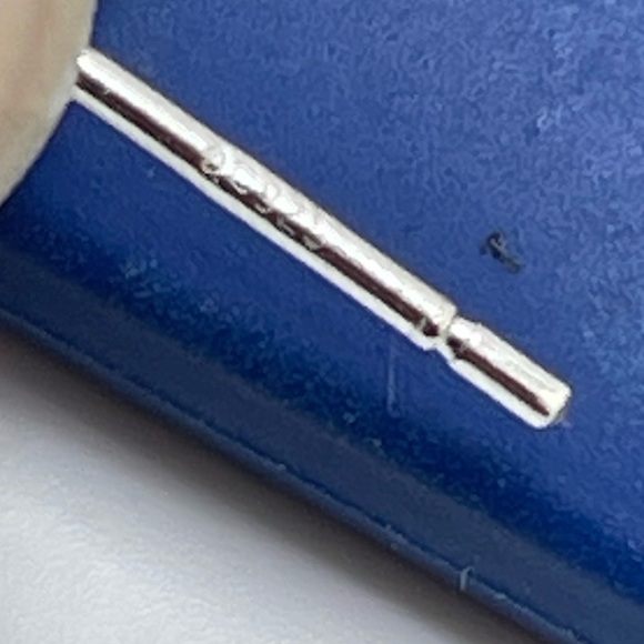 Genuine Pearl & Sterling Earrings ! - Picture 5 of 6